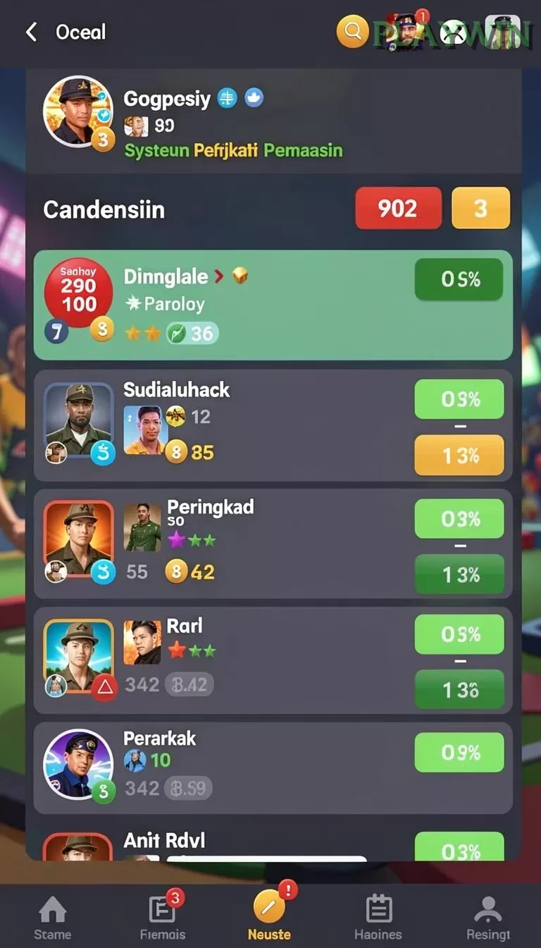 Cuplikan layar 234E — aktivitas
